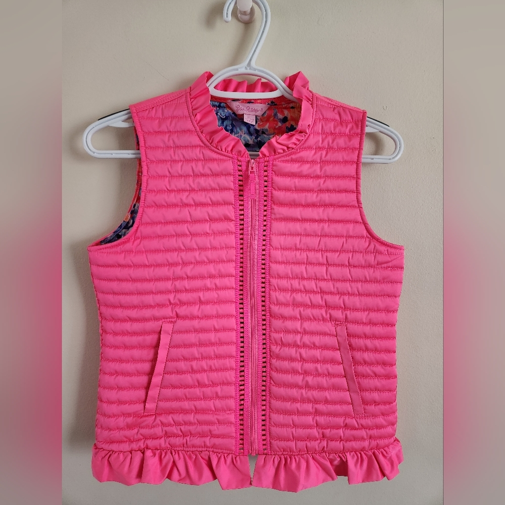 Lilly Pulitzer Girl's vest, size XL